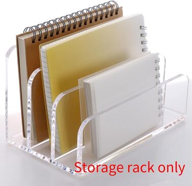 Вертикальний тримач для листів, сортувальник файлів, акриловий органайзер для столу, тримач для листів на стіл