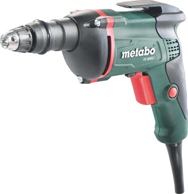 Шуруповерт для гіпсокартону Metabo SE 4000 (620045000) Картонна коробка, макс. М'який крутний момент 9 Нм, Частота обертання на хо
