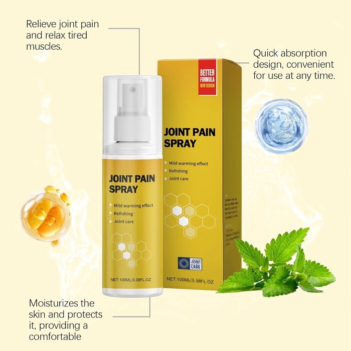 Спрей для загоєння суглобів з бджолиною отрутою, спрей для загоєння суглобів з бджолиною отрутою, спрей для загоєння суглобів з бджолиною отрутою для спини, шиї, колін, рук (3)