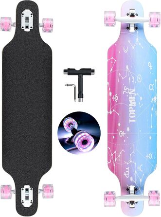 Лонгборд Love Dancing Cruiser 41" 104 см вуличний танцювальний шов 8-шаровий клен ABEC-11 80A PU колеса повний компліт з T-Tool для хлопчиків дівчаток початківців дорослих підлітків drop-through freeride спуск вантажопідйомність 150 кг оригінал 2025