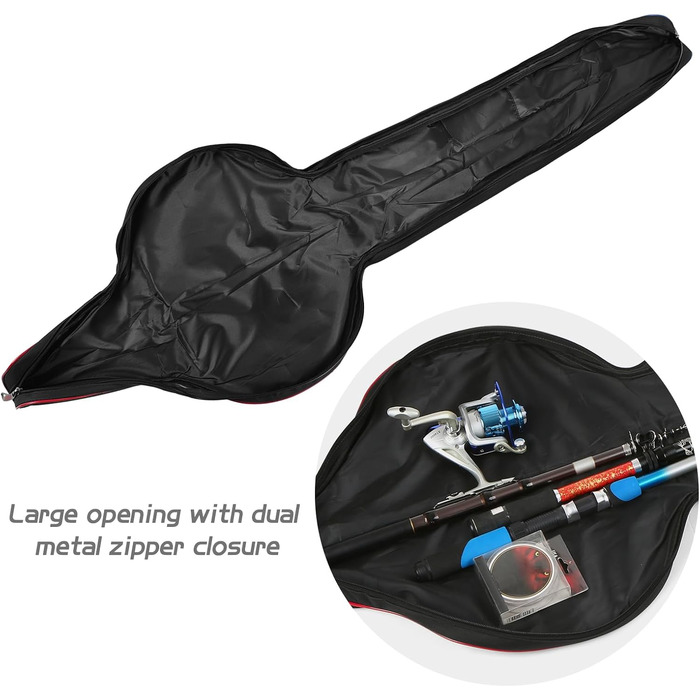 Сумка для вудок 160 см, портативна сумка для вудок, складна сумка для вудок, сумка-органайзер великої ємності для вудок