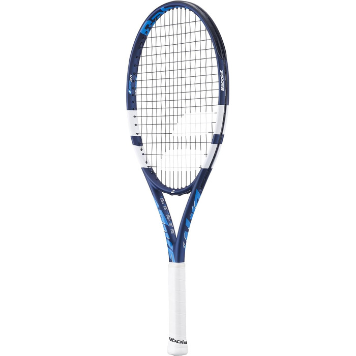 Тенісна ракетка Babolat Drive Junior, синьо-червона, графітова та алюмінієва рама, легка 230 г, ідеально підходить для юних гравців віком 9-11 років