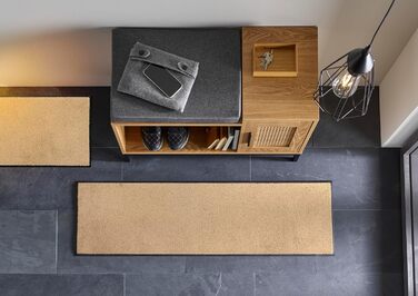 Килимок для дверей, що прається та сушиться, Original Sahara 35x120 см, для використання всередині та зовні приміщень, можна прати, бежевий