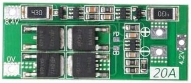 Літієва батарея захист ради BMS баланс версія, 5 шт., 2S 20A 7.4V 8.4V 18650