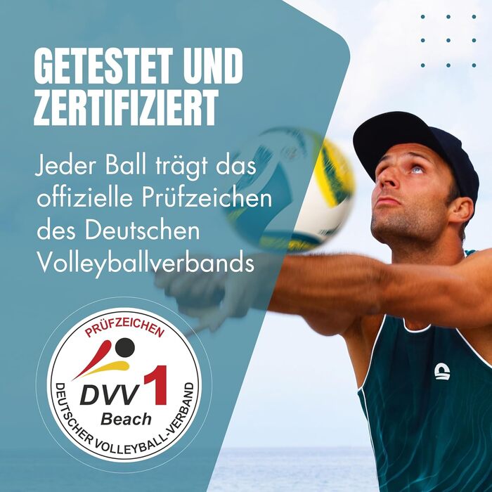 Пляжний волейбольний м'яч SunPro (DVV Certified)