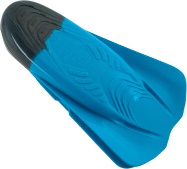 Ласти SEAC Unisex-Adult Shuttle Flex короткі, виготовлені з 100 силікону, розмір 43/44, світло-блакитні