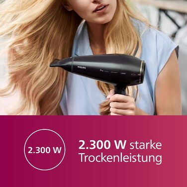 Фен Philips Prestige Pro HPS920/00 для професійного сушіння та стайлінгу, 2300 Вт, з 2 насадками