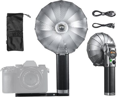 Спалах GODOX Lux Master Retro Camera GN25 6000K300K 2.4G бездротова синхронізація TTL автоматичний спалах з поворотною головкою Touchscteen сумісний з Sony Canon Fuji Nikon Panasonic Olympus