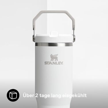 Пляшка для пиття STANLEY Flip Straw Tumbler 1.0 з трубочкою 0.89 л - Термос зберігає напої холодними протягом 12 годин - Можна мити в посудомийній машині - Спортивна пляшка - Пляшка для води без BPA - Морозостійка