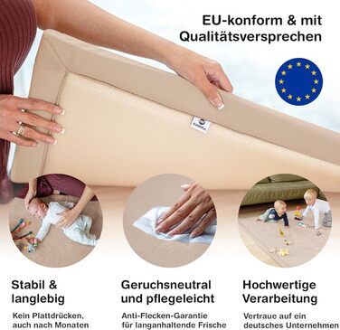 Килимок для повзання дитячий надзвичайно м'який ігровий килимок товщиною 3 см високоякісна піна з пам'яттю килимок для повзання 15