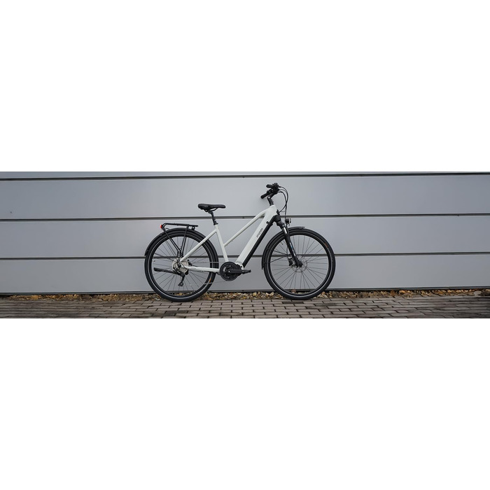 Електровелосипед Prophete Entdecker 5.0 28-дюймовий трекінговий велосипед двигун AEG SportDrive II із середнім приводом 250 Вт/100 Нм акумулятор 48 В/720 Втгод із запасом ходу до 220 км 10-ступінчаста коробка передач Deore гідравлічні дискові гальма, трап