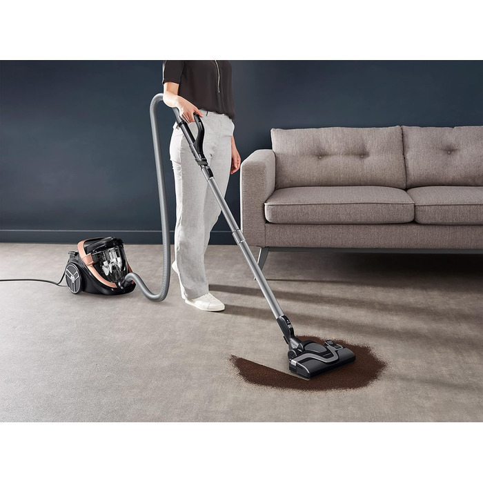 Безмішковий пилосос Дім та автомобіль висока потужність всмоктування низьке енергоспоживання фільтрація HEPA потужність XXL чорний