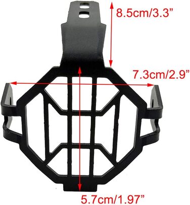 Рамка протитуманних фар, Asudaro 2 шт. и Решітка радіатора протитуманних фар для мотоцикла, решітка автомобіля Передній бампер Решітка протитуманних фар Кришка рамки для R 1200 GSA GS LC ADV F800GS, Чорний