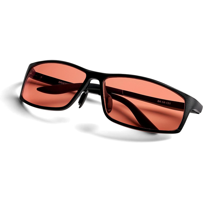 Окуляри BRADDELL OPTICS FL-41 з рожевим фільтром та захистом від синього світла від мігрені, світлочутливості та втоми очей