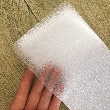 Набір протиковзких смуг для сходів Queta, протиковзкі килимки для сходів, прозорі протиковзкі смуги для сходів, 15 рулонів прозорих протиковзких смуг з монтажним роликом (15 x 80 см)