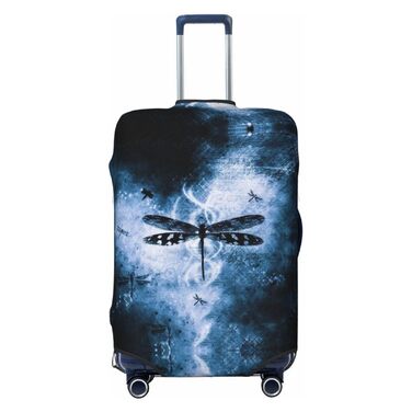 Чохол для валізи Чорна Стріха, міцний захист для багажу, підходить для валіз розміром 45.7-81.3 см, малий, Чорний