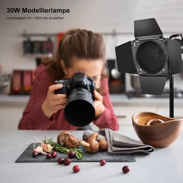 Професійний студійний спалах 400 Вт Bowens Mount APP Control з Softbox Beauty Dish Інтелектуальна пам'ять 2.4G Wireless X System Вбудований вентилятор для студії, 400III-V*3 Kit