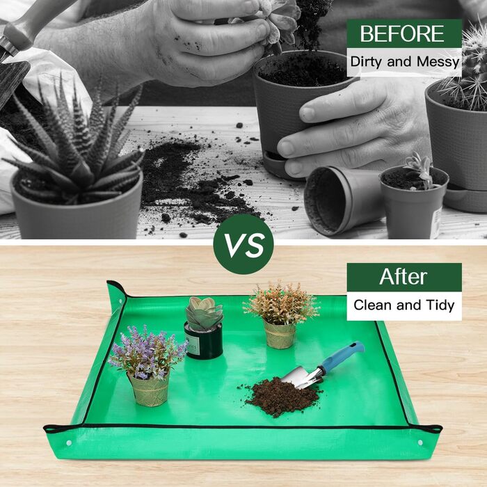 Набір садового інструменту Housolution, 8 предметів, міцний алюмінієвий сплав, з сумкою для зберігання з гумовим покриттям, ідеальний подарунок для садівників, синьо-чорний