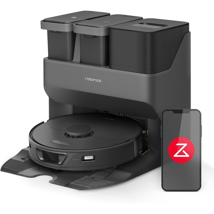 Робот-пилосос roborock S7 Max Ultra зі станцією самоспорожнення/самомиття/самосушки/самозаправки/самоочищення (5500 Па, активне об