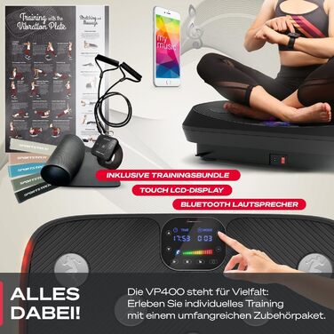 Віброплатформа Sportstech 4D (VP400 та sVibe)