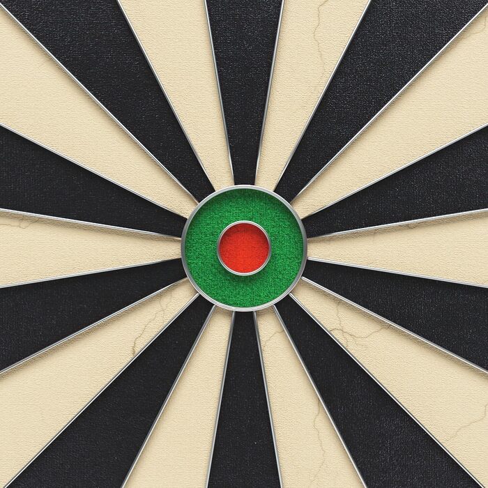 Мішень для дартсу Kings Dart Професійний HD Сизаль ø 45 см різнокольоровий