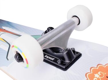 Скейтборд для дітей віком від 3 років - Повноцінна дошка для початківців 3-11 років, високоякісний дитячий скейтборд з 7-шарового клена, кулькові підшипники ABEC 5, нековзна стрічка для захоплення 3-5 років Rocket