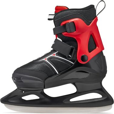 Ковзани Bladerunner Micro XT Ice з регулюванням розміру для хлопчиків, чорно-червоні, 32-37 (UK 01-04 / US 02-05)