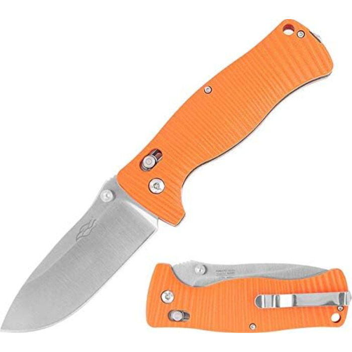 Ніж Ganzo G720 Колір рукоятки помаранчевий - Довжина клинка 9 см - Механізм замикання G-Lock - Сталь клинка нержавіюча сталь 440C