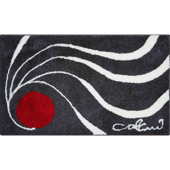 Причина COLANI Ексклюзивний дизайнерський килимок для ванни 100 поліакрил, ультрам'який, нековзний, сертифікований OEKO-TEX, гаран