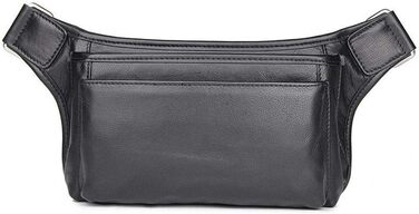 Велосипедна сумка для подорожей на талії модний поясний мішок, старовинна сумка з натуральної шкіри на поясі / регульований поясни