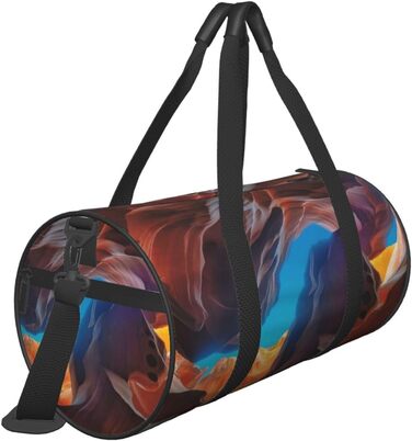 Спортивна сумка для подорожей Антилопа Каньйон, чорна, універсальний розмір