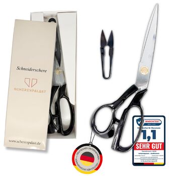 Кравецькі ножиці 30,5 см Надміцні професійні ножиці для тканини з нержавіючої сталі, надзвичайно гострі та ергономічні ідеально підходять для шкіри та товстих тканин з обрізачем ниток та подарунковою коробкою