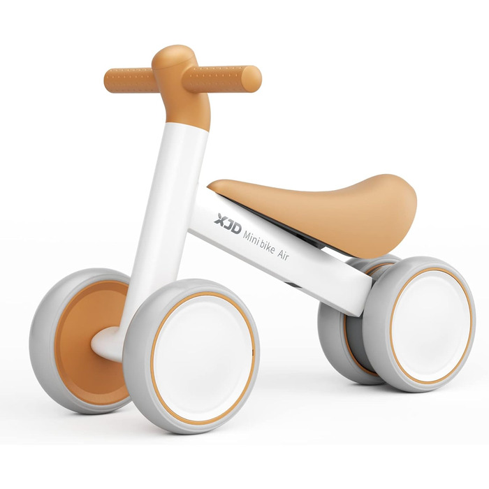 Дитячий беговел XJD від 1 року, іграшка-балансир для дитини 10-24 місяців, беговел без педалей з 4 колесами для хлопчиків і дівчат