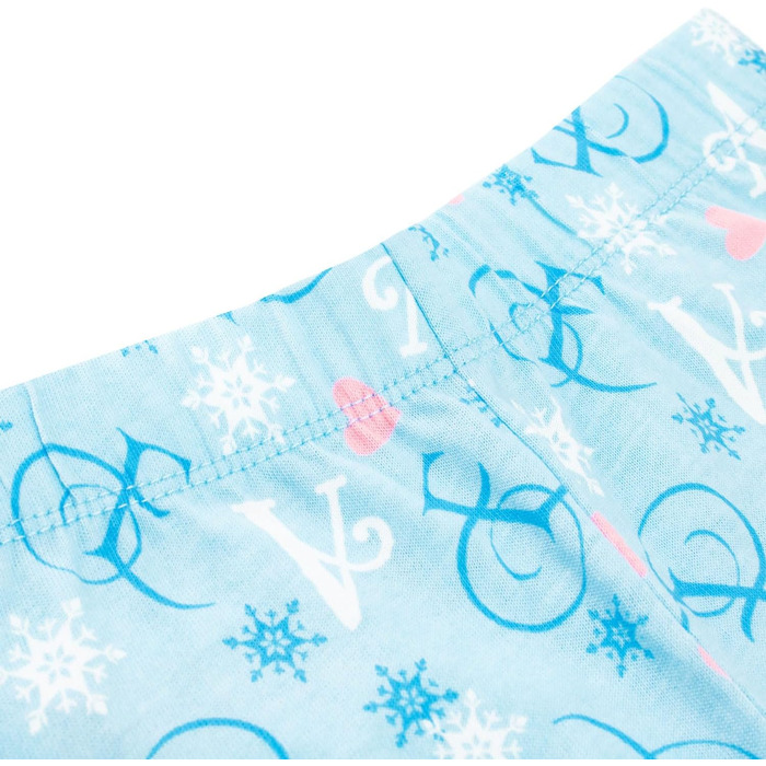 Піжами для дівчаток Disney Дитячі піжами "Крижане серце" зі 100 бавовни Довгі піжами Ельзи та Анни, розмір 110, сині