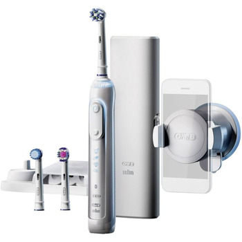 Електрична зубна щітка Oral-B Genius 8200 біла, коричнева