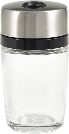 Підставка для спецій Cole & Mason H121809 Cambridge з 20 банками для спецій, карусель для спецій на 360/стояча підставка для спецій, нержавіюча сталь/скло, спеції/трави, включає 20 банок