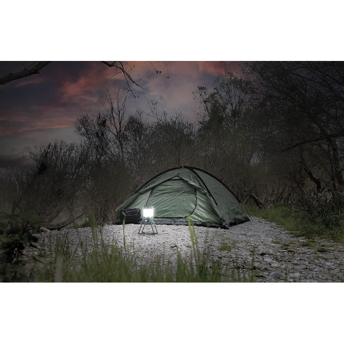 Ліхтар для кемпінгу з зарядним пристроєм 3-в-1 акумуляторний світлодіодний кемпінговий ліхтар до 800 люменів, із зарядним пристроєм, CCT (світлодіодний кемпінговий ліхтар із акумуляторною батареєю для кемпінгу, настільна лампа з батареєю)