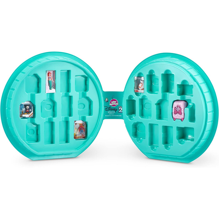 Колекційна іграшка Mini Brands Disney Store Series 2 "Таємнича капсула" - комбінований набір (колекціонерний футляр та 3 капсули), поштова скринька