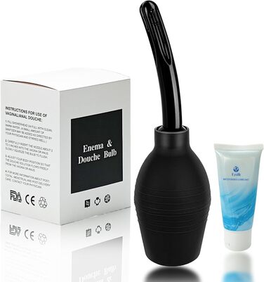 Клізма-анальний душ Love69Toys, 310 мл, з лубрикантом і м’яким наконечником