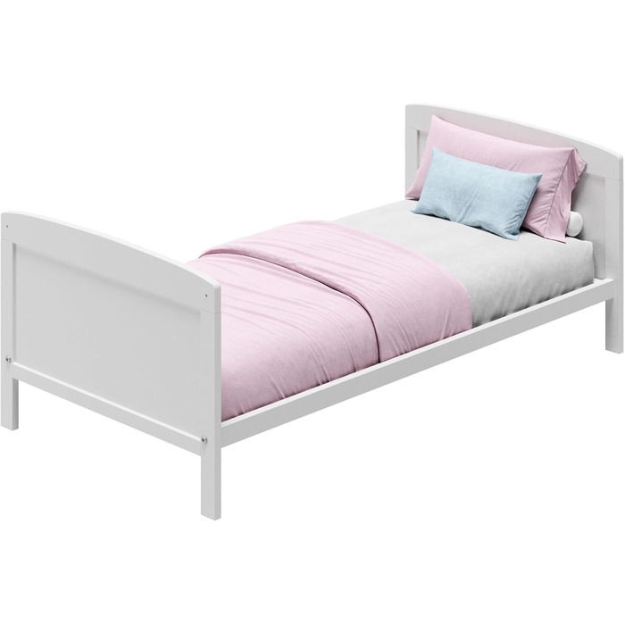 Дитяче ліжечко-трансформер 70x140 з матрацом, регульована по висоті ліжечко/ліжечко для малюків зі знімними рейками, додаткова шухляда інші розміри 60x120 см 70x140 см від народження до 6 років, біле 70x140 см без шухляди / з матрацом