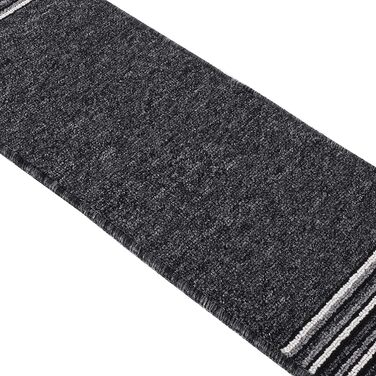 Сходинки CAMILSON Нековзні килимові накладки для використання всередині та зовні приміщень Чохли для сходів для домашніх тварин (комплект з 13 шт. , темно-сіра лінія)