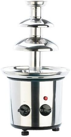 Шоколадний фонтан Rosenstein & Shne Шоколадний фонтан з нержавіючої сталі, 250 Вт (шоколадний фонтан, кімнатний фонтан)