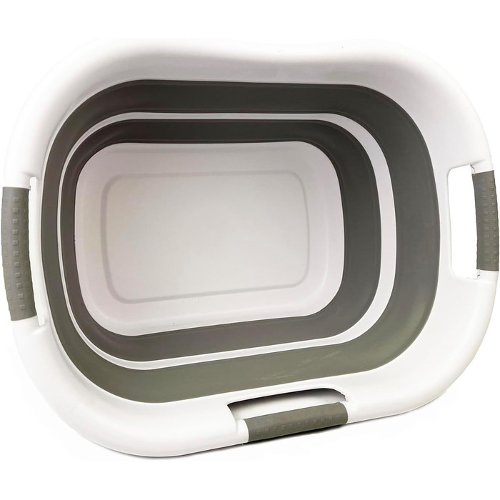 Складаний пластиковий кошик для білизни, 40 л, складаний висувний контейнер/органайзер для зберігання - переносна ванна для білизн