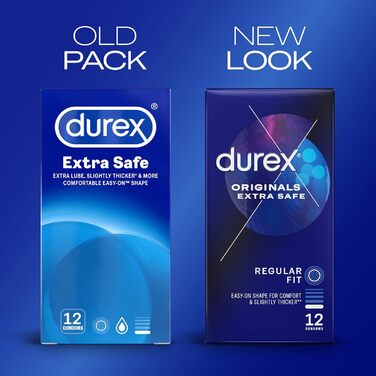 Презервативи Durex Extra Safe, підвищеної міцності, 12 шт