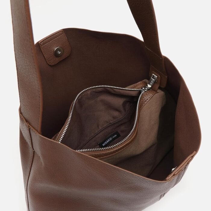 Велика сумка бомжа - Жіночий клатч вечірня сумка - Елегантні сумки для вечірок та заходів Mis Brown 30 X 37 X 12 см