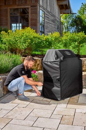 Захисний чохол RSLE для BBQ-станції VIDERO G3/G3-S, високоякісний 100 поліестер з PU-покриттям, зі зручною блискавкою, всепогодний, чорний
