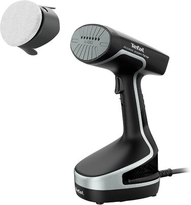 Парова щітка Tefal DT8250 Access Steam Force 2000 Вт 190 мл Чорний/сріблястий Найпотужніша - 30 г/хв - підошва з підігрівом