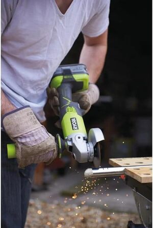 Кутова шліфувальна машина Ryobi P421 18 Вольт OneTM 4-1/2 від Ryobi