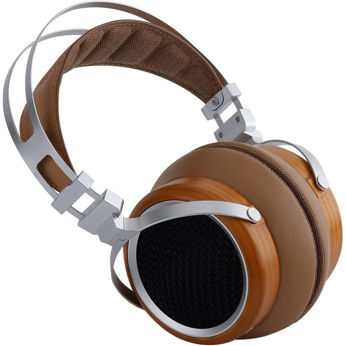 Відкриті дерев'яні навушники SIVGA Luan Hi-Fi 50 мм з динамічним драйвером (коричневі)