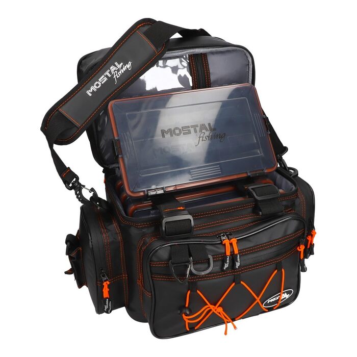 Рибальська сумка Taipan 715, водонепроникна рибальська сумка з 4 коробками